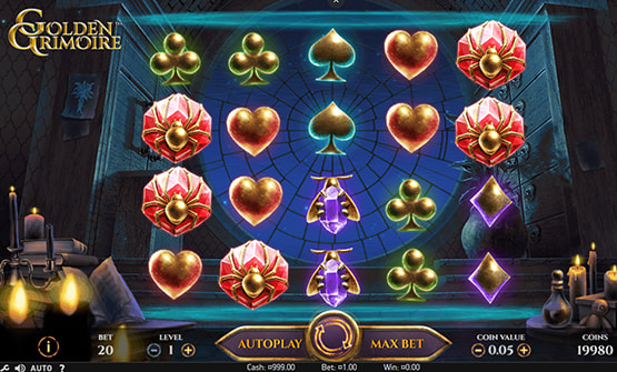Golden Grimoire Slots Demo 1