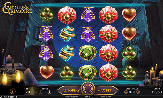 Golden Grimoire Slots Demo 2