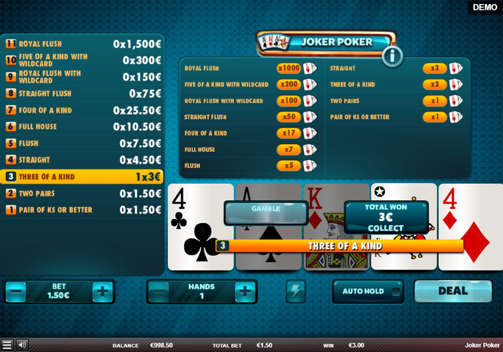 Joker Poker Demo 1
