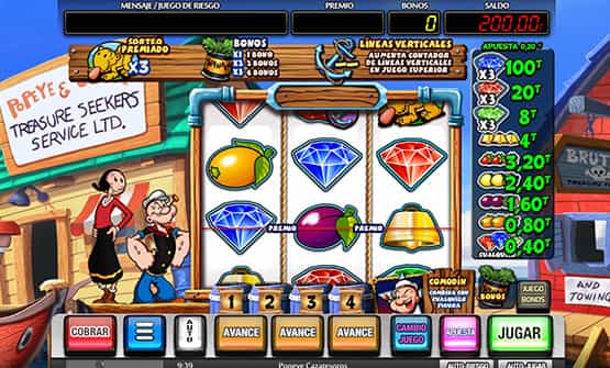 Popeye Cazatesoros Online