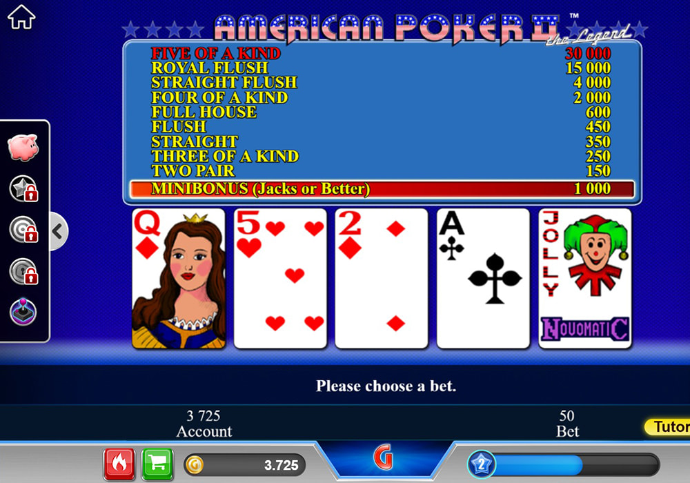 American Poker II demo 1