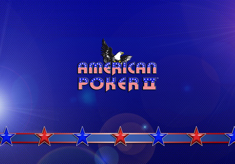 Portada del juego de video poker American Poker II