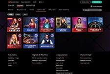 Oferta de casino en vivo disponible en PokerStars España.