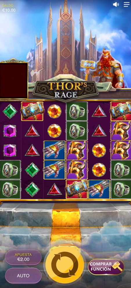 Jugando a la tragaperras Thor's Age