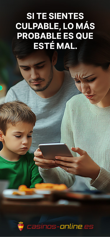 Una familia afectada por problemas de ludopatía