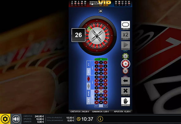 Mesas de ruleta VIP en español