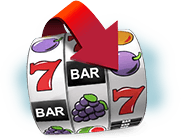 Tambores de una tragaperras online de casino.