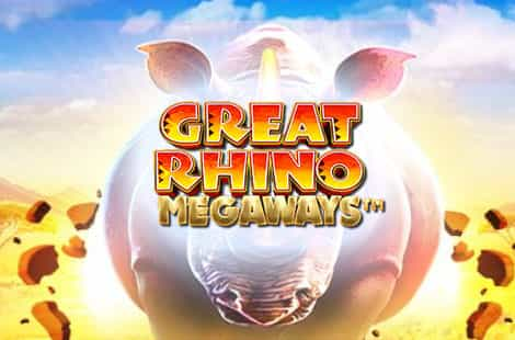 Portada de la tragaperras Great Rhino de Pragmatic Play.