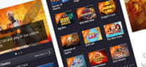 Parte de la selección de juegos del casino móvil de Betsson