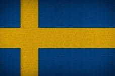 Bandera nacional de Suecia.