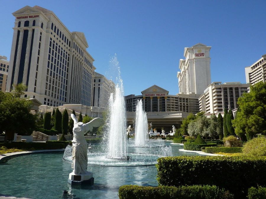 El Caesars Palace de Las Vegas.