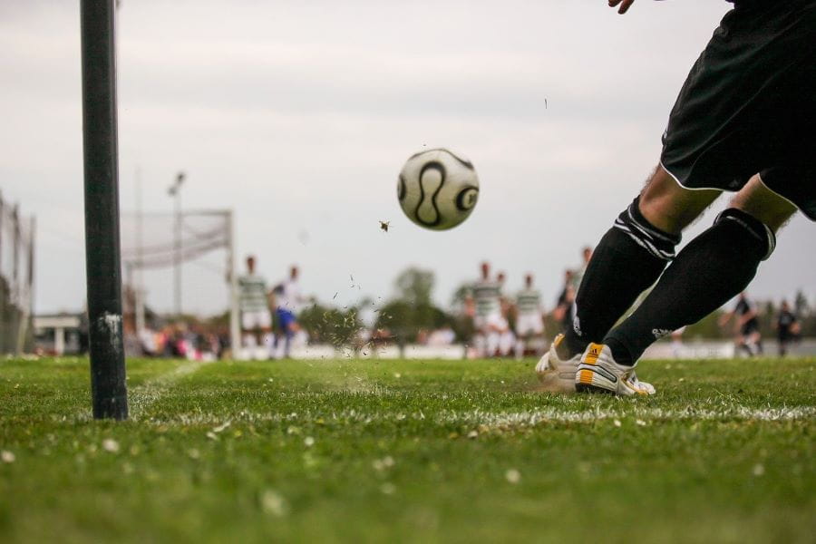 Partido de fútbol.