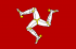 Bandera de la Isla de Man.