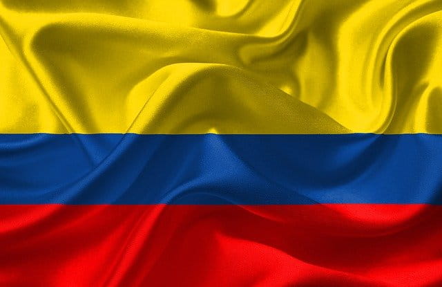 Bandera de Colombia.