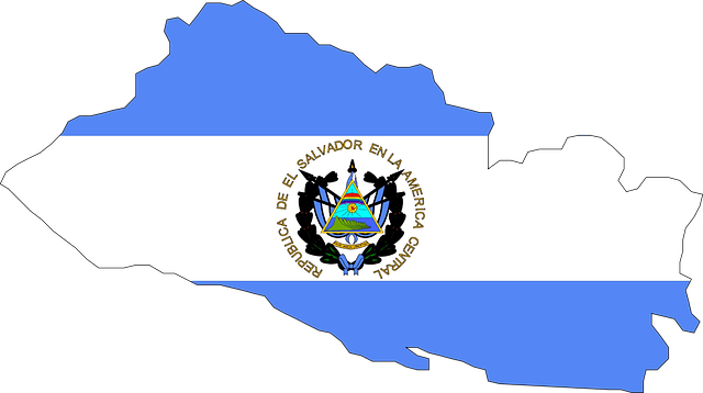 Bandera de El Salvador.