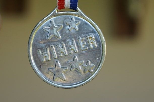 Medalla de ganador.