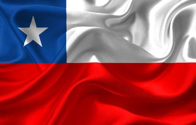Bandera de Chile.