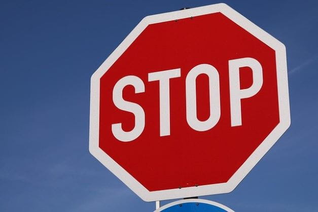 Señal de stop.