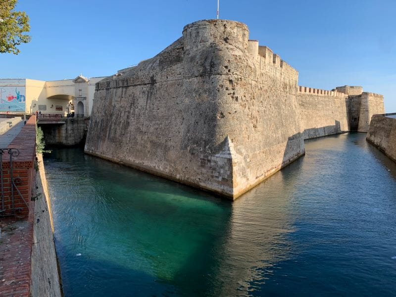 Fragmen Tembok Kerajaan Ceuta, Spanyol.