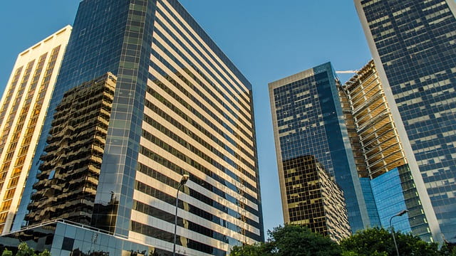 Rascacielos en la ciudad de Buenos Aires, Argentina.