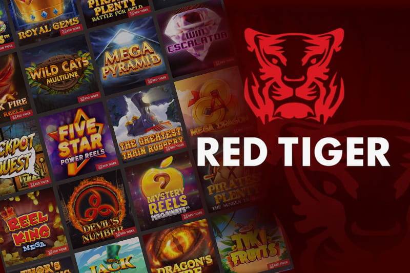 Red Tiger slots en casinos online.
