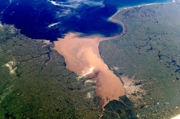 Estuario del Río de la Plata.