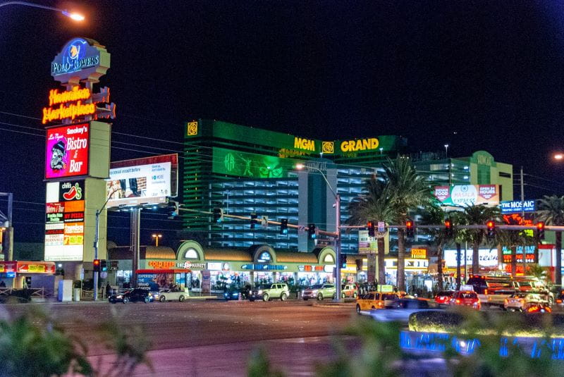 Casino y hotel MGM Grand en La Franja de Las Vegas.
