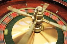 Ruleta en funcionamiento.