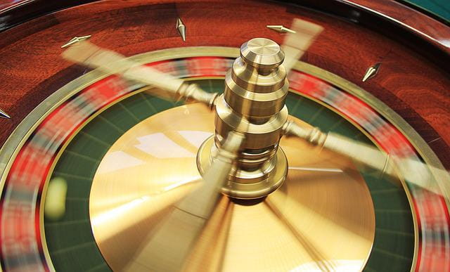 Ruleta en funcionamiento.