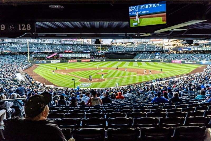 Estadio de béisbol.
