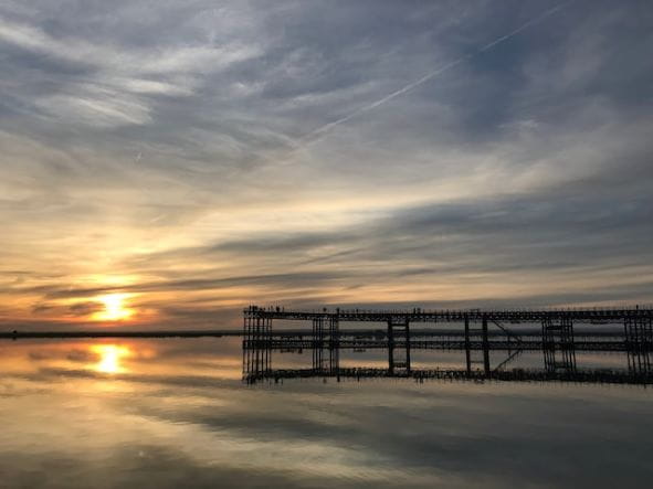 Antiguo muelle de la compañía Riotinto en Huelva.