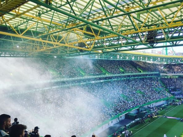 Estadio de fútbol José Alvalade del Sporting de Lisboa.