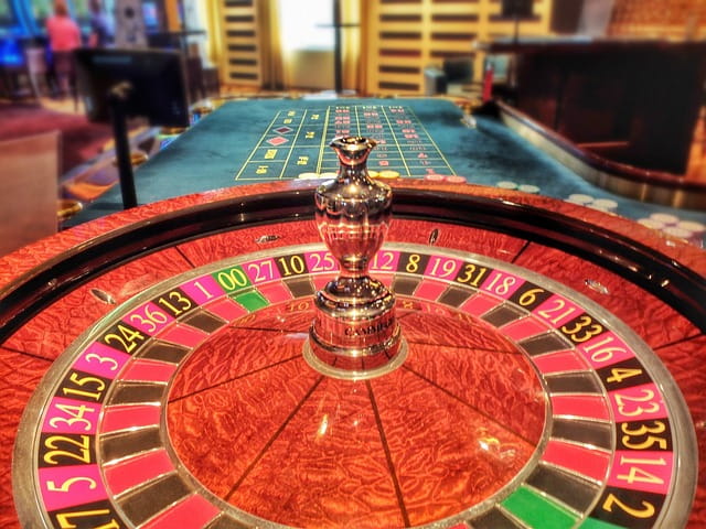 Ruleta en un casino.