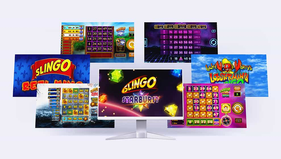 Portadas de Slingo slots.