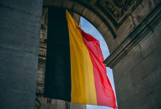 Bandera de Bélgica.