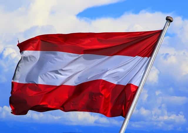 Bandera de Austria.