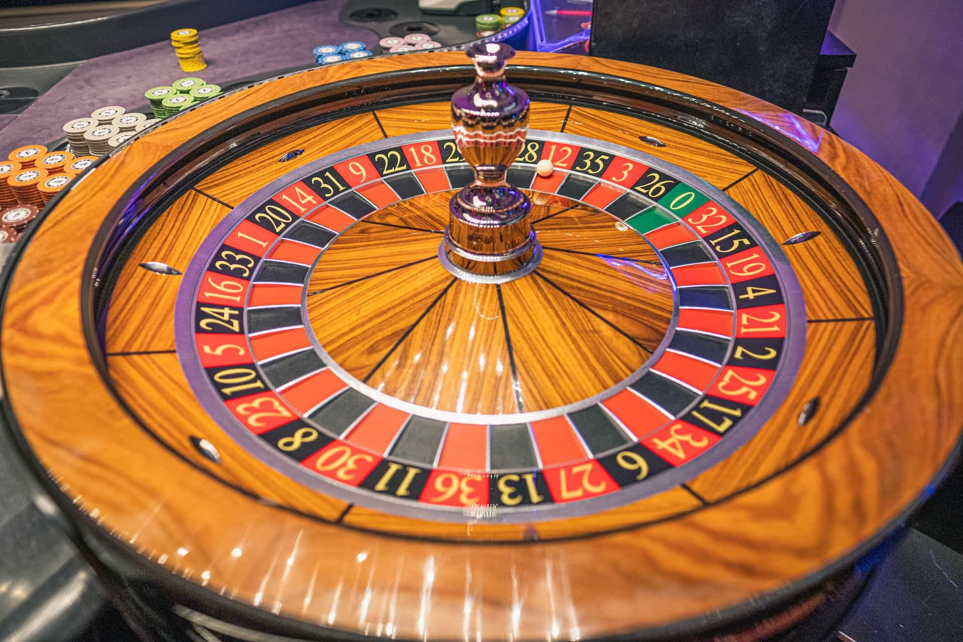 Ruleta de casino.