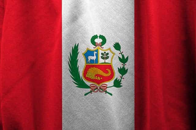 Bandera de Perú.