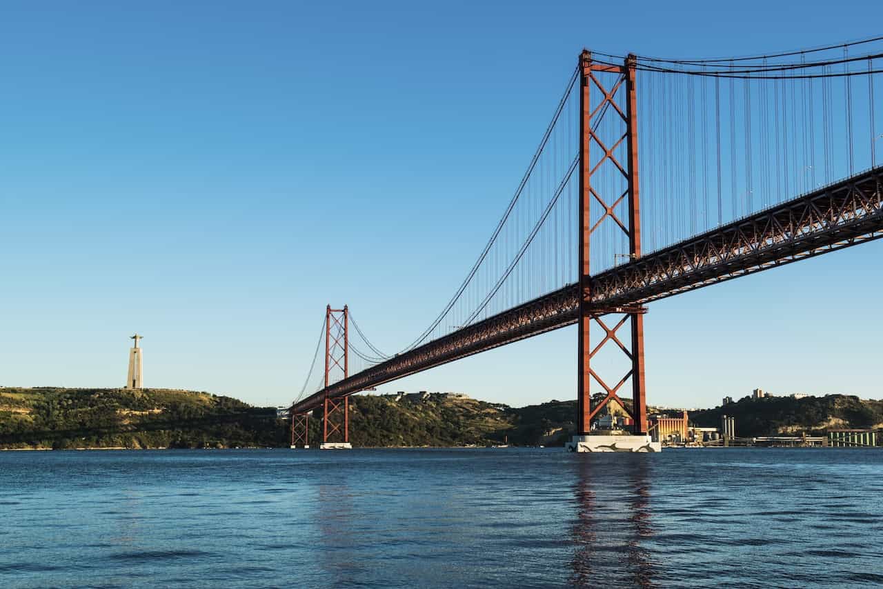 Puente colgante 25 de abril de Lisboa.