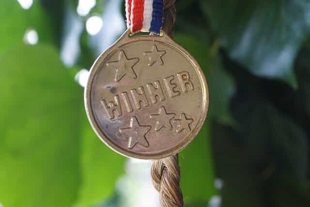 Medalla de oro.