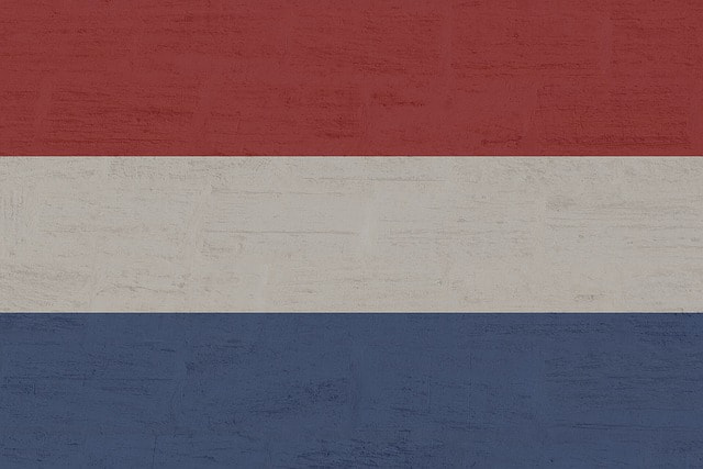 Bandera de Países Bajos.