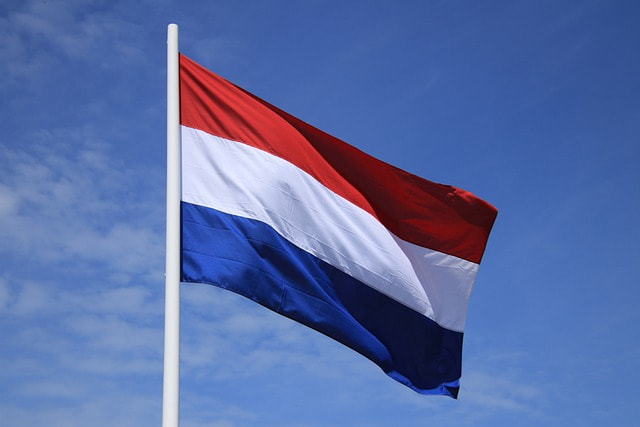 Bandera de Países Bajos.