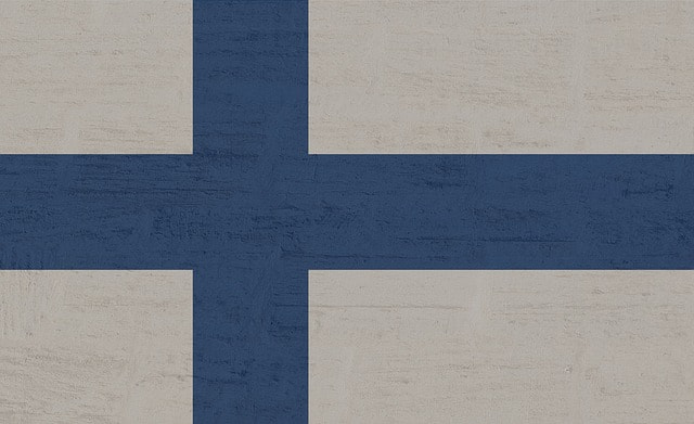 Bandera de Finlandia.