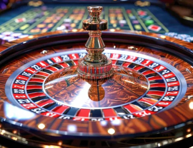 Ruleta de casino.