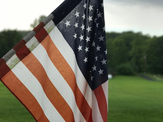 Bandera de Estados Unidos.