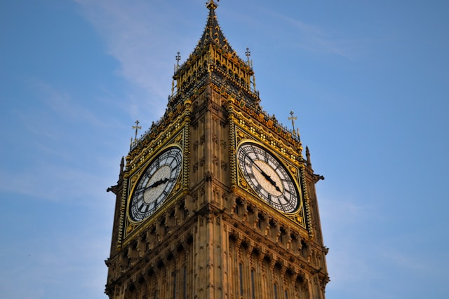 Torre del Reloj, Big Ben, de Londres.