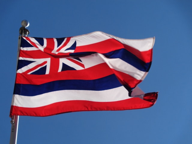 Bandera de Hawái.
