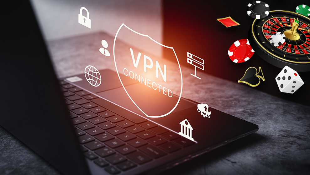 VPN para acceder a casinos online en un ordenador personal.