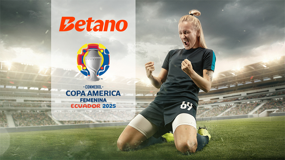 Betano patrocinador oficial de la Copa América Femenina 2025.