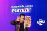 David Bustamante junto al logotipo de PlayUZU.